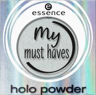 Тени для век Essence My Must Haves Holo Powder №04 Mint Muse 2 г