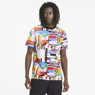 Футболка Puma INTL Tee 59979102 р.S разноцветный