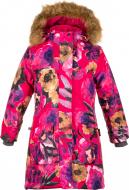 Куртка-парка для девочки HUPPA Mona р.134 розовый 81763