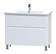 Тумба на ніжках Aquarius Pola 100 з умивальником Plaza 100