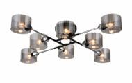 Люстра Sensio Luxaro 8x40 Вт E14 черный/хром LS-07699/8BС-40W Люстра Sensio Luxaro 8x40 Вт E14 черный/хром LS-07699/8BС-40W