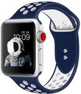 Ремешок Promate Oreo-38ML для Apple Watch 38-40 мм Blue/White oreo-38ml.blue/white