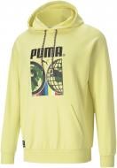 Джемпер Puma INTL Graphic Hoodie 59979940 р. M желтый