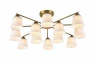 Люстра Sensio Eterra 12x40 Вт E27 золотистий LS-07654/12C-40W