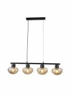 Подвес Sensio Elystrum 4x40 Вт /E27 черный LS-07803/4LB-40W