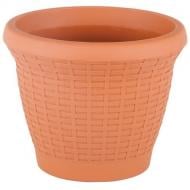 Горшок для цветов Serinova WIRE MESH №3 круглый 10 л терракот
