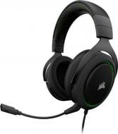 Гарнитура Corsair HS50 black/green (CA-9011171-EU)