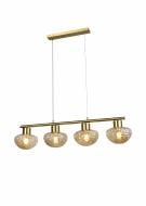 Подвес Sensio Elystrum 4x40 Вт /E27 золотистый LS-07803/4LC-40W