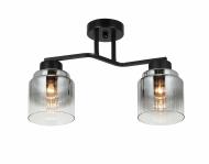 Люстра Sensio Astrion 2x40 Вт E27 черный LS-07687/2B-40W