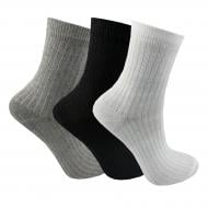 Набор носков унисекс Premier Socks высокие рубчик р. 18–20 черный / белый / серый Набор носков унисекс Premier Socks высокие рубчик р. 18–20 черный / белый / серый