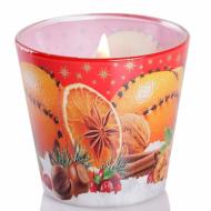 Свеча ароматическая Bartek Candles Рождественский апельсин 115 г