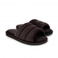 Тапки домашние Twins HS-VL плюшевые с прошивкой 13811 р.36/37 шоколадный