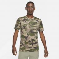 Футболка Nike M NK DF TEE LGD CAMO AOP DD6886-247 р.M хаки