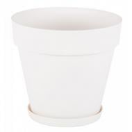 Горшок для цветов Serinova №6 YALI POT круглый 23 л белый