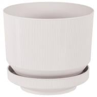 Горшок для цветов Serinova №2 LUX POT круглый 3,3 л белый