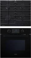 Комплект встраиваемой техники Interline варочная поверхность HGG 563 FGK BM + духовой шкаф OEG 580 ECH BB