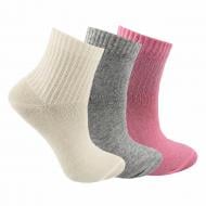 Носки детские для девочек Premier Socks Эконом средние р. 16–18 розовый / молочный / серый Носки детские для девочек Premier Socks Эконом средние р. 16–18 розовый / молочный / серый