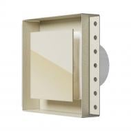 Вытяжной вентилятор скрытого монтажа Вентс 100 Стоун Т бежевий