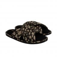 Тапки домашние Twins HS-VL перекрест энимал 11548 р.38/39 черный