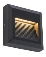 Светильник уличный настенный Nowodvorski Sidewalk Led 1,6 Вт IP54 черный 8148