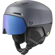 Горнолыжный шлем X-FUSION MIPS Photochromic Blue BH0180-Grey M (55-59) черный с серым