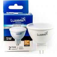 Лампа світлодіодна Luxray 5 Вт MR16 матова GU5.3 220 В 4200 К LX442-MR16-05