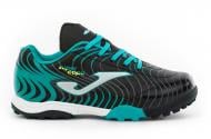 Cороконіжки Joma SUPER COPA JR 2001 BLACK-TURQUOISE TURF SJW.M2001.TF р.38 чорно-бірюзовий