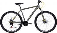 Велосипед Discovery 29"" 21"(53 см) ST Rider AM DD OPS-DIS-29-150 темно-серебристый с желтым