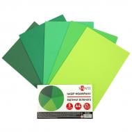 Набір із фоамірану Santi EVA 20x30 см відтінки зеленого