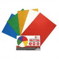 Набір із фоамірану Santi EVA 20x30 см з глітером різнокольоровий