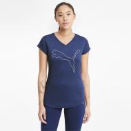 Футболка Puma Train Fav Heather Cat Tee 51952612 р.2XL фіолетовий