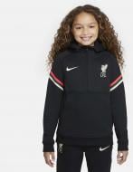 Джемпер Nike LFC Y NK TRAVEL FLC HOODIE HZ DB2937-010 черный Джемпер Nike LFC Y NK TRAVEL FLC HOODIE HZ DB2937-010 черный