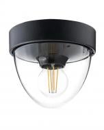 Светильник уличный потолочный Nowodvorski Nook E27 10 Вт IP44 черный 7978