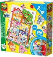 Набір для творчості ses creative з наліпками серії My first Затишний будинок 14476S