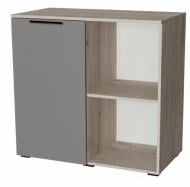 Тумба напольная Lion. Краш 1дв 820x860x430 мм самоа дымчатый/серая мышка