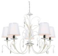 Люстра потолочная Arte Lamp Romana Snow A1743LM-5WH 5x40 Вт E14 белый