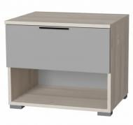 Тумба прикроватная Lion. Краш 450x430x320 мм самоа дымчатый/серая мышка