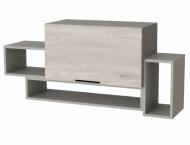 Полка навесная Lion. Краш 1250x540 мм серая мышка/самоа дымчатый