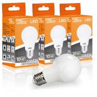 Лампа світлодіодна Evro Lights 3 шт./упак 10 Вт A60 E27 220 В 4200 К 58944