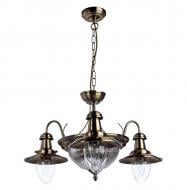 Люстра подвесная Arte Lamp Fisherman A5518LM-2-3AB 5x60 Вт E27 античная бронза