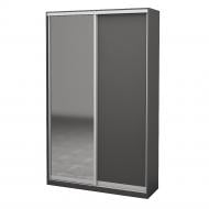 УЦЕНКА! Шкаф-купе ROKO 2.62.242.45-11400x450x2420 мм серая дверь ДСП/зеркало (УЦ №3306)