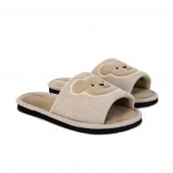 Тапки домашние Twins HS-VL вышивка/апликация bear 14139 р.36/37 бежевый