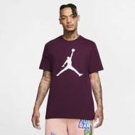 Футболка Jordan M J JUMPMAN SS CREW CJ0921-610 р.XL бордовый