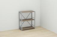 Этажерка Ferrum-decor Конект 73x60x28 см Дуб сонома (XK00233) Этажерка Ferrum-decor Конект 73x60x28 см Дуб сонома (XK00233)