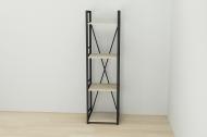 Этажерка Ferrum-decor Конект 120x34x28 см Дуб сонома (XK00238) Этажерка Ferrum-decor Конект 120x34x28 см Дуб сонома (XK00238)