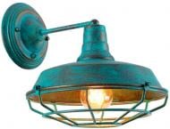 Светильник настенный Arte Lamp A9183AP-1BG 1x40 Вт E27 голубой