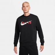 Свитшот Nike M NSW SW AIR CREW FLC BB FN7692-012 р.2XL черный Свитшот Nike M NSW SW AIR CREW FLC BB FN7692-012 р.2XL черный