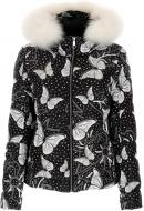 Пуховик женский зимний Vist CATERINA LEOBUTTERLY D005LBSS3S3FUR0 р.S черный