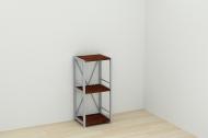 Этажерка Ferrum-decor Конект 73x34x28 см Венге (XK00270) Этажерка Ferrum-decor Конект 73x34x28 см Венге (XK00270)