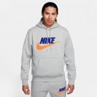 Джемпер Nike M NK CLUB BB PO CHNL FTRA FN3104-063 р.S сірий